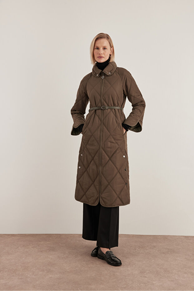 10083111 Gömlek Yaka Mont - 3