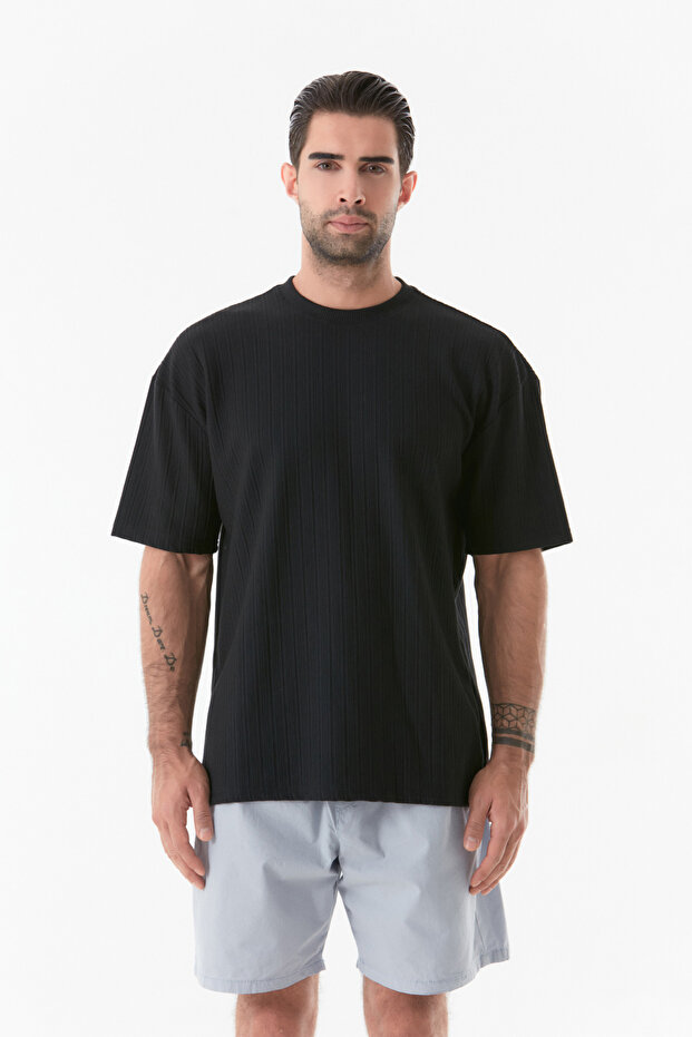 Basic Ribbed T-Shirt Design - 6