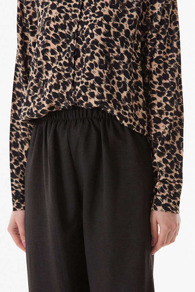Fullamodest Leopard Pattern Large Size Palazzo Set - 7
