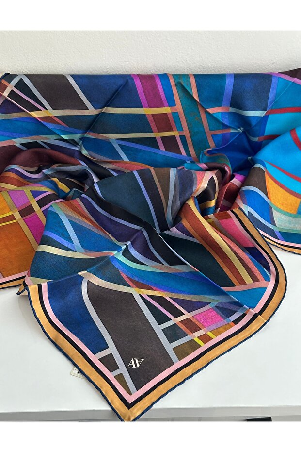 ARMİNE twill ipek eşarp - 3