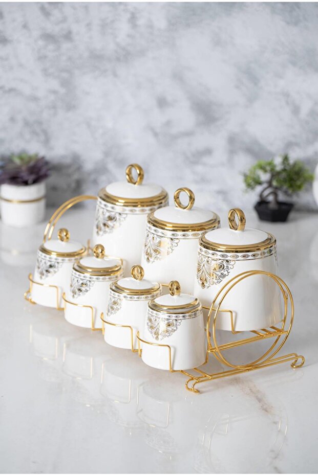 Astar 8 Piece Spice Set - Gold