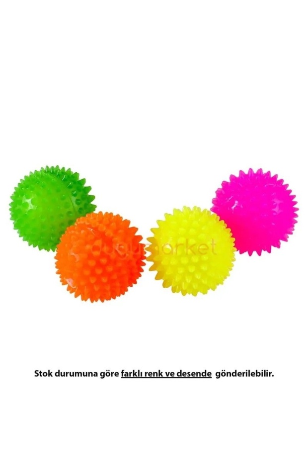 Dikenli Işıklı Sesli Top - 6