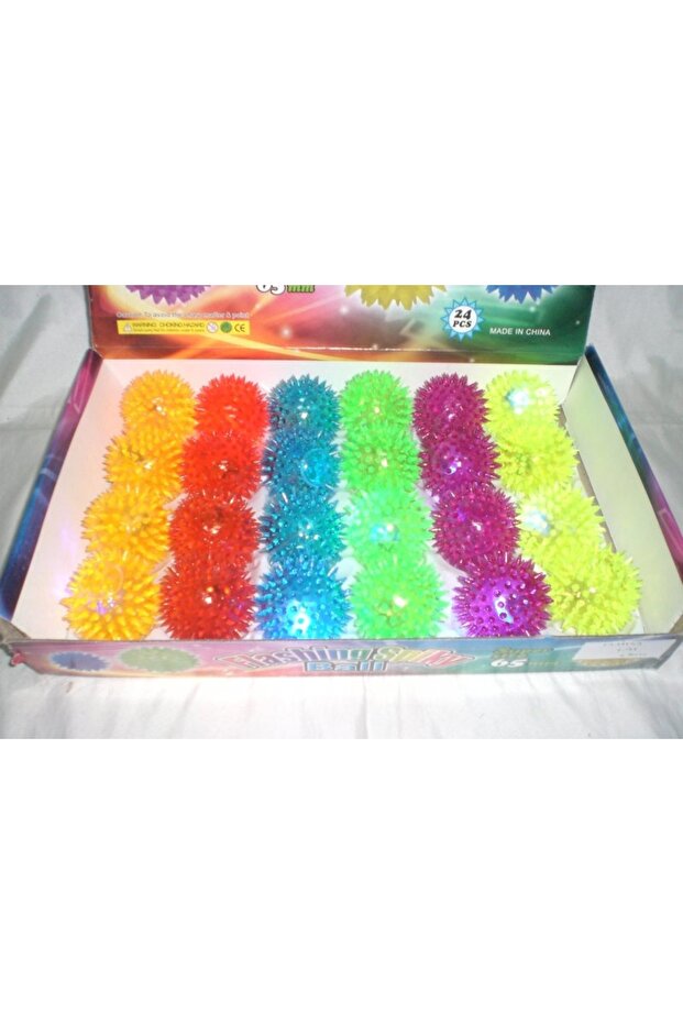 Dikenli Işıklı Sesli Top - 8