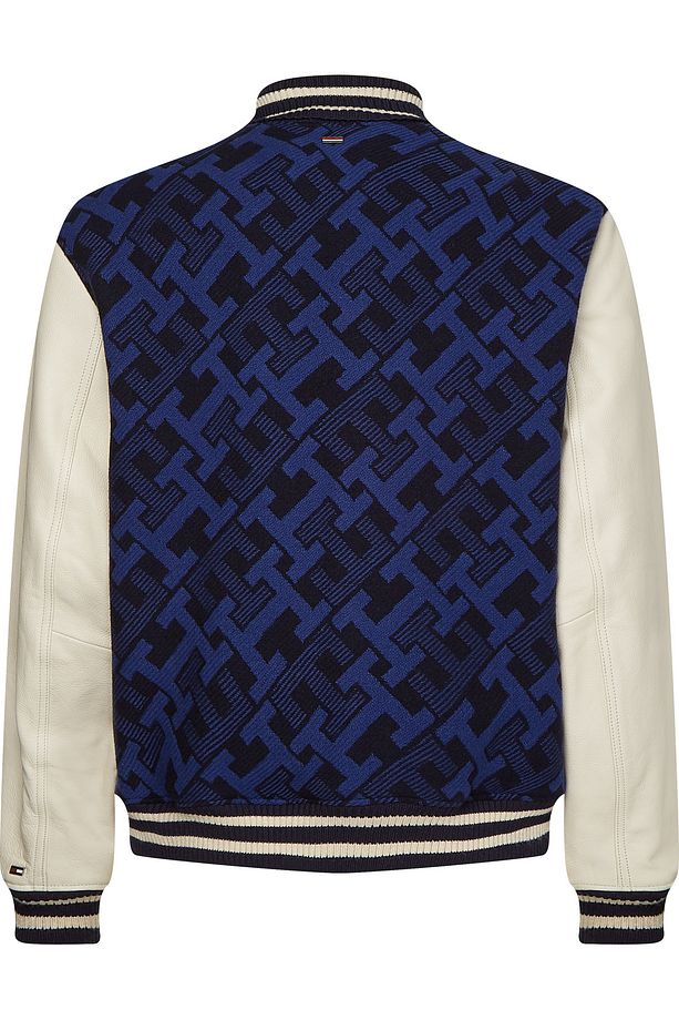 MIX MEDIA MONOGRAM LTHR VARSITY - 1