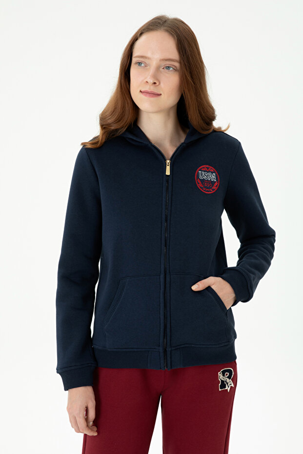 Women's Navy Blue Sweatshirt 50272076-Vr033