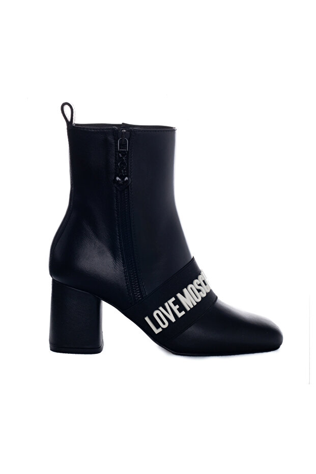 Cizme cu toc negru de damă - 1