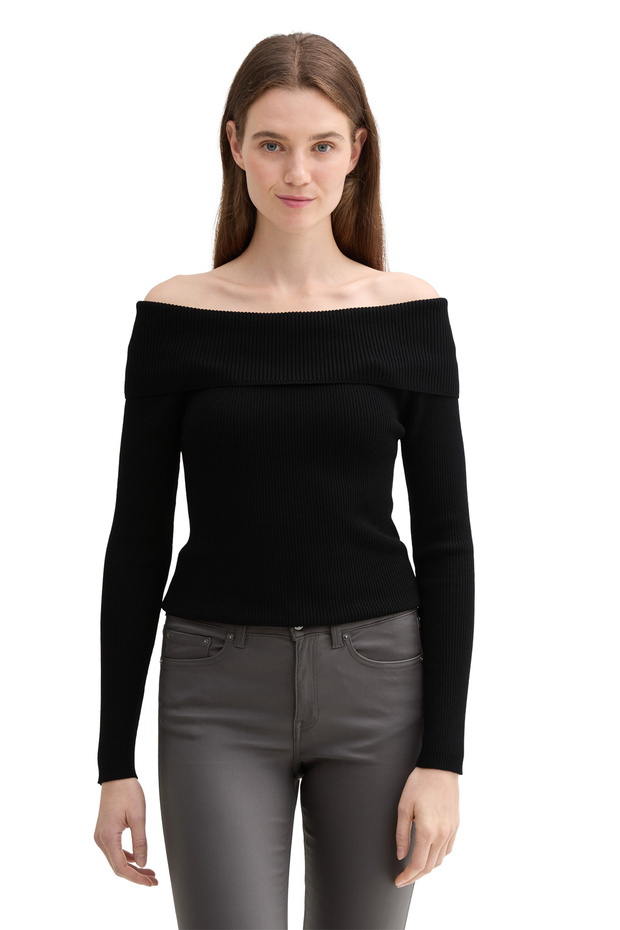 Carmen Rib Pullover - 4