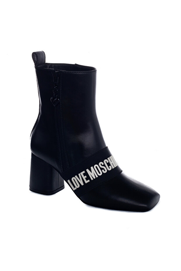 Cizme cu toc negru de damă - 2