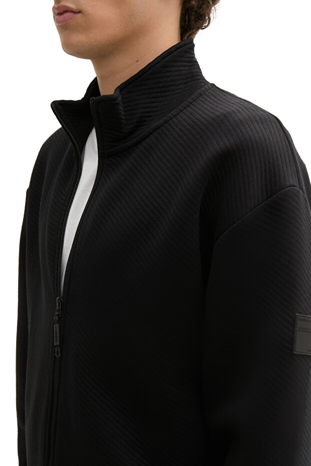 Structured Sweat Jacket - 4