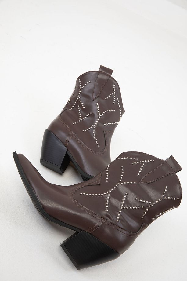 Kahve Kadın Bot & Bootie 19879 - 4