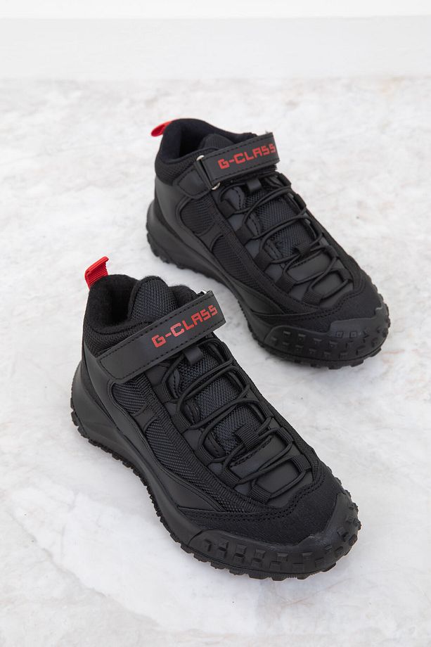 Siyah-Siyah Çocuk Bot & Bootie 19860 - 1