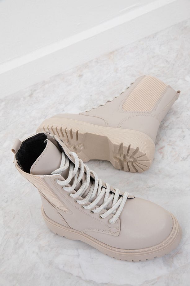 Bej Çocuk Bot & Bootie 19858 - 1