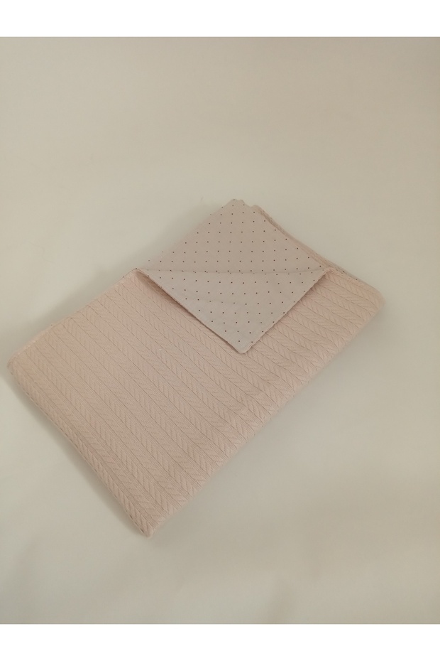 Knitted Pique Organic Cotton Baby Blanket 90X110Cm