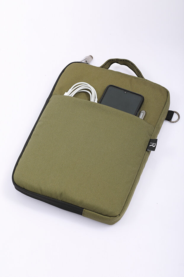 حقيبة كمبيوتر متوافقة مع آيباد ماك بوك 11 12 بوصة - 2