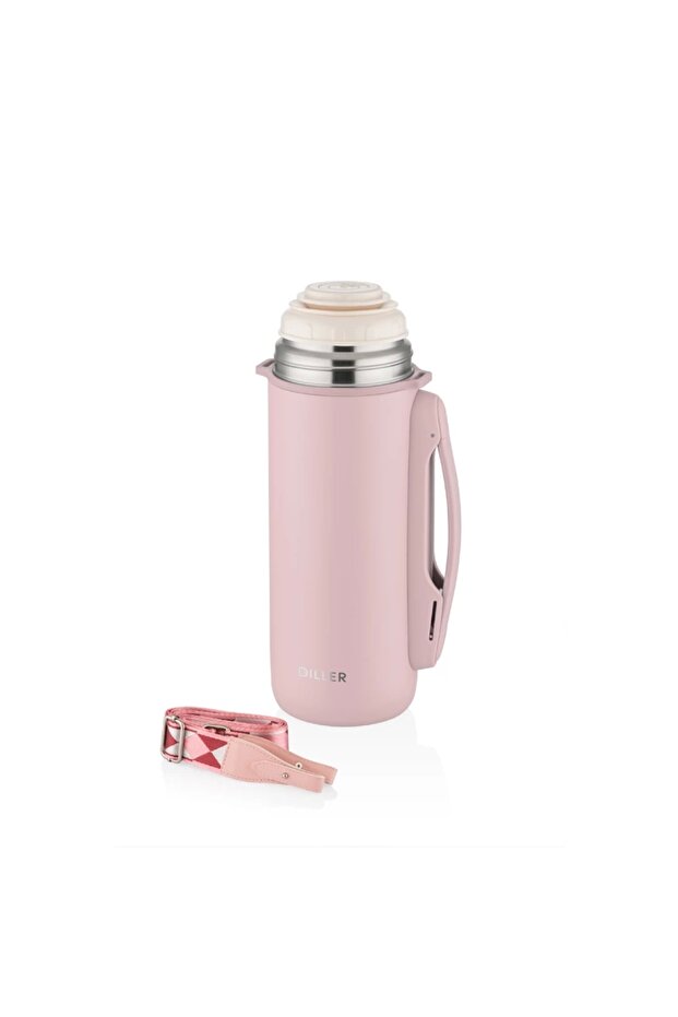 Çelik Termos Pembe 1260 ml - 3