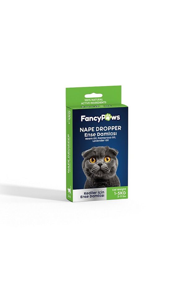 Kedi Ense Bit Pire Kene Deri Bakımı Bitkisel Damla 1-5 Kg arası kedilere (3 adet x 1 ml) - 1