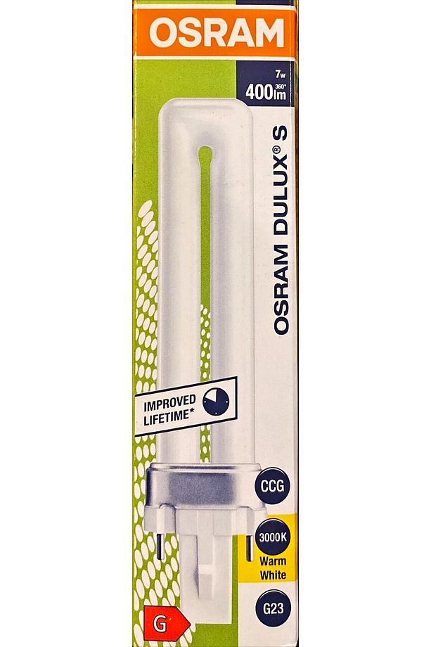 7 WATT PLS 2 PİMLİ G23 DUY /OSRAM / SARI IŞIK - 1