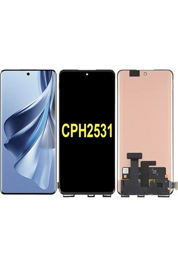 رينو 10 شاشة تعمل باللمس Oled (أسود)
