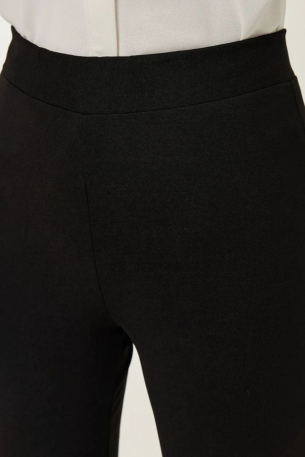 Yüksek Bel Geniş Paça Pantolon - 5