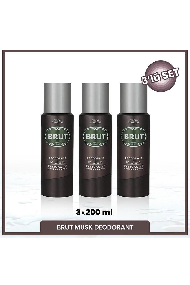 Musk Erkek Deodorant 200 ml X3 Adet - 1