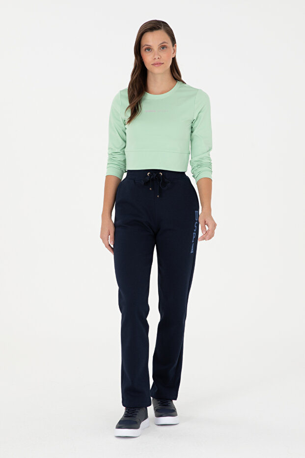 Women's Navy Blue Sweatpants 50289538 -Vr033