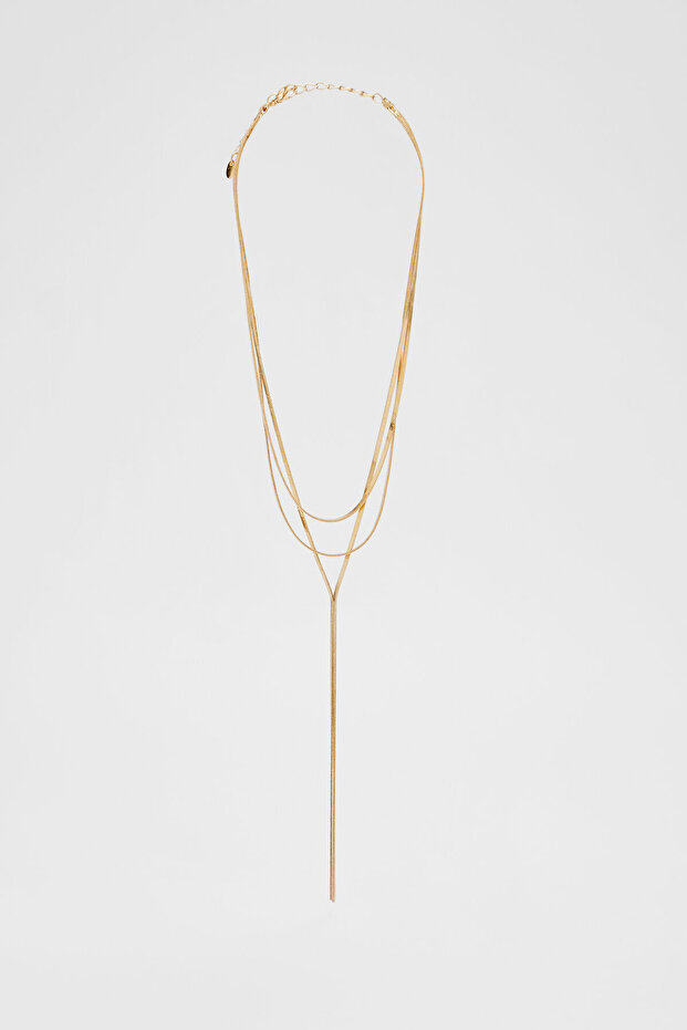 قلادة طويلة متعددة السلاسل - 4