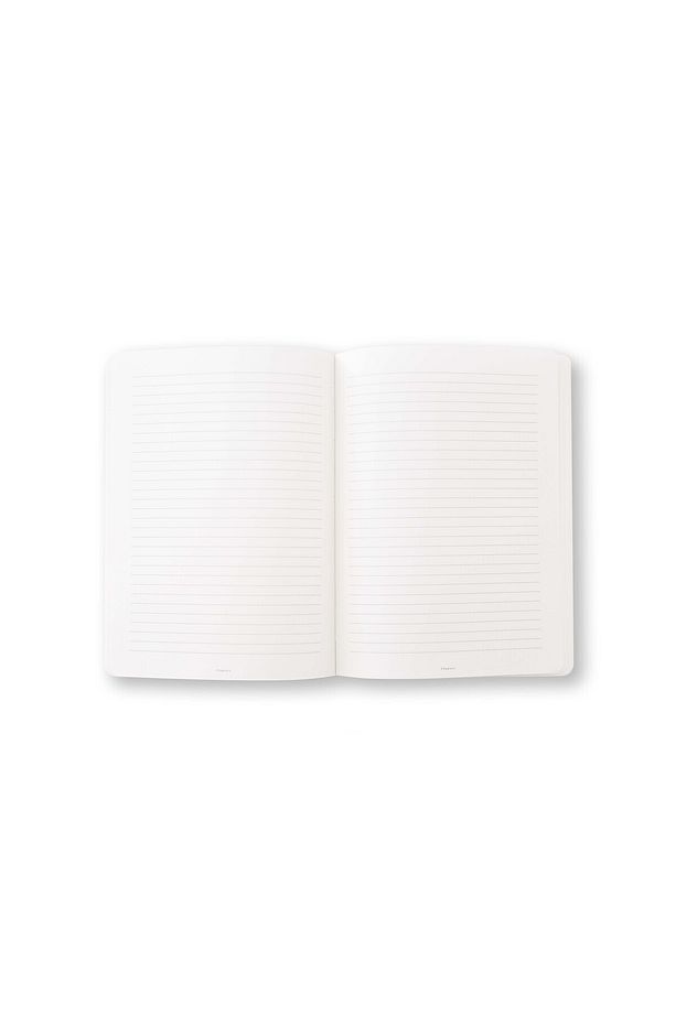 Canvas Notebook, Pink & Orange Stripes - 4