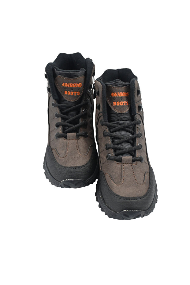 Boot's Bağçıklı Nubuk Deri Ortapedik & Anatomik Sağlam Kaymaz Tabanlı Uzun Konçlu Içi Kü - 1
