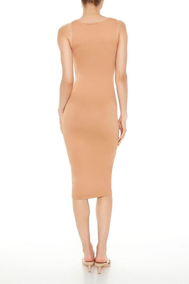 Triko Midi Elbise - 5