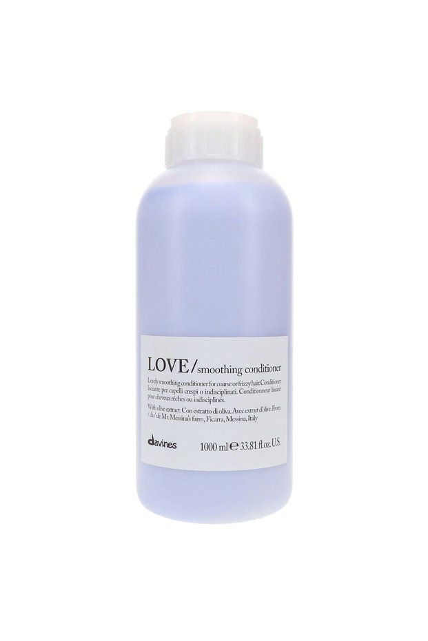 Davines Love Smoothing Conditioner - 1000ml Smoothness Conditioner, Anti-Frizz