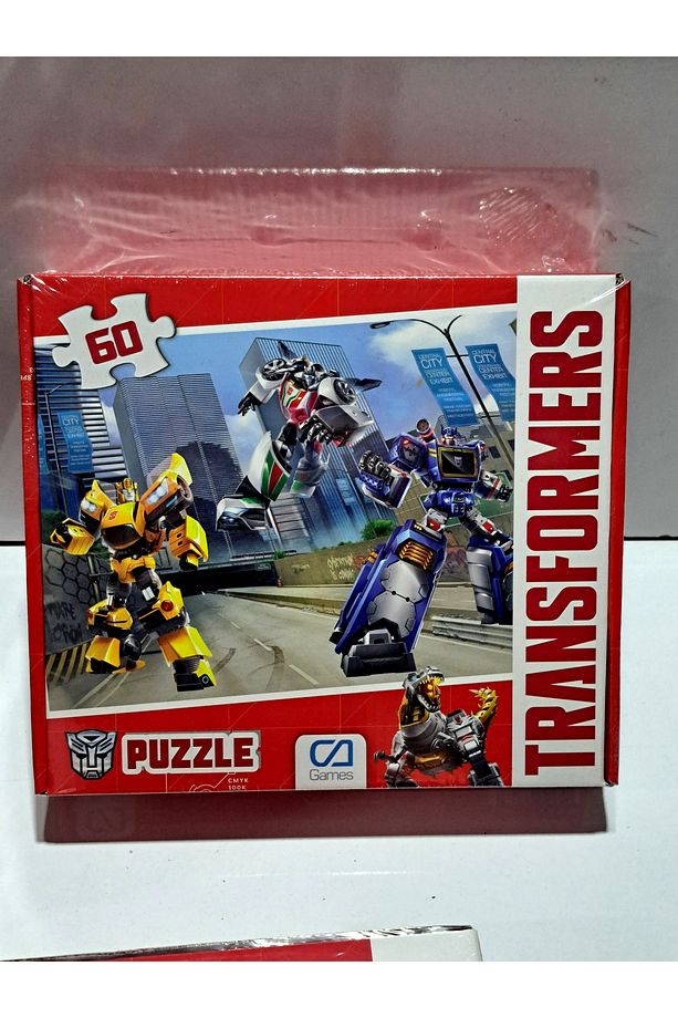 OYUNCAK PUZZLE 60 PARÇA TRANSFOR resimli 21X19cm  Karakter Puzzle - 3