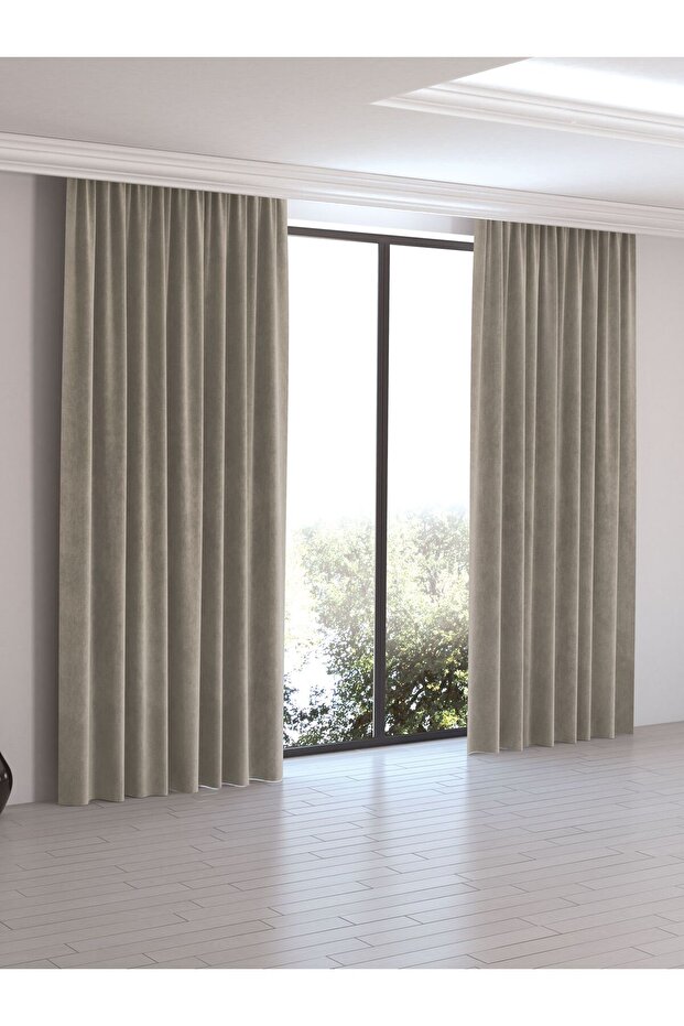 Home Daily Series Stone Color Island Background Curtain