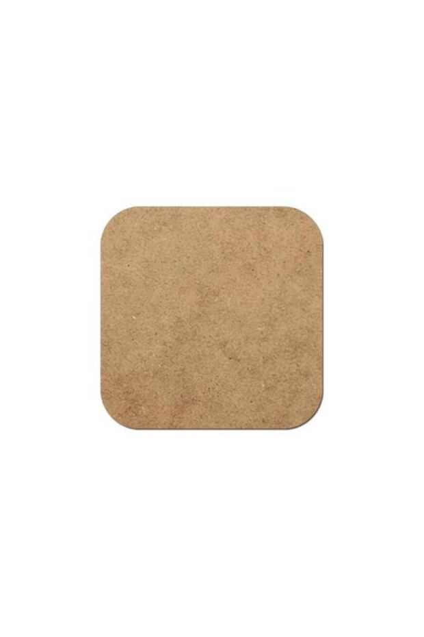 30 Cm Square 20 Pieces Natural Wooden Plate Board Raw MDF Wooden Table Plate Presentation Plate Bottom
