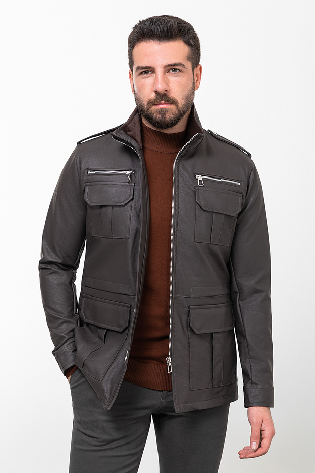 TRENCH HAKİM YAKA - 4