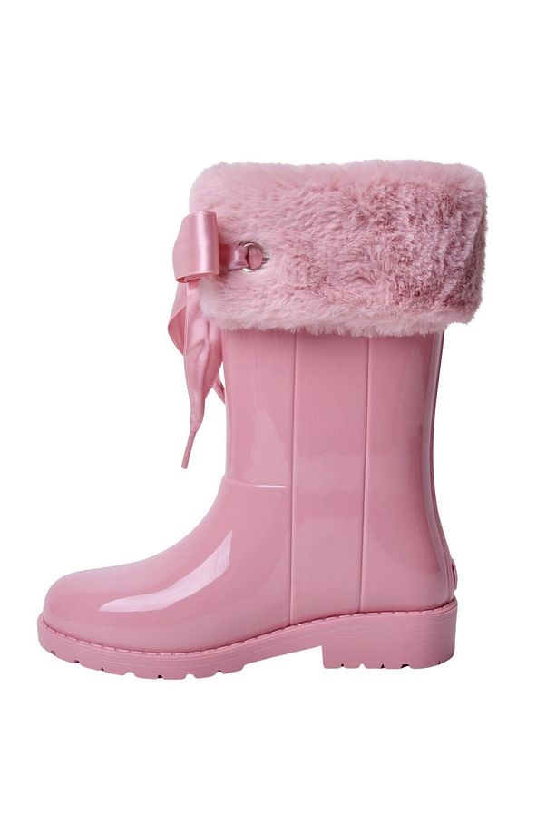 W10239-010 Campera Charol Soft Rosa Çocuk Çizme - 3