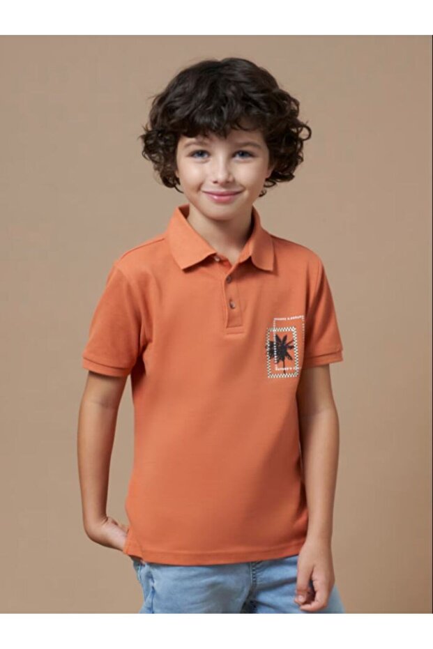 T-Shirt for Boys with Polo Collar 6112