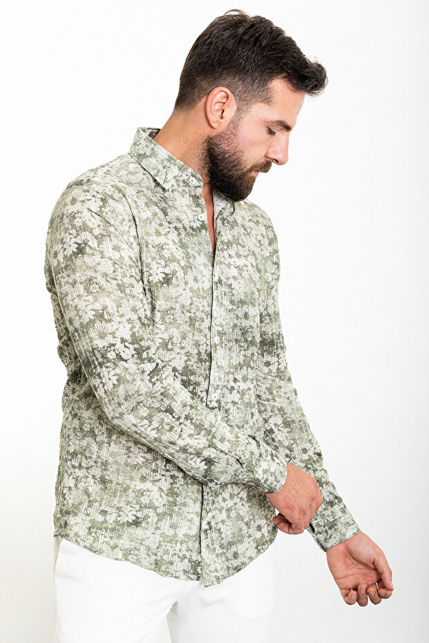 قميص بأزرار علوية - 5