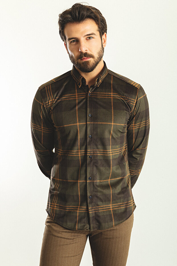 Gömlek Üstten Düğmeli - 1