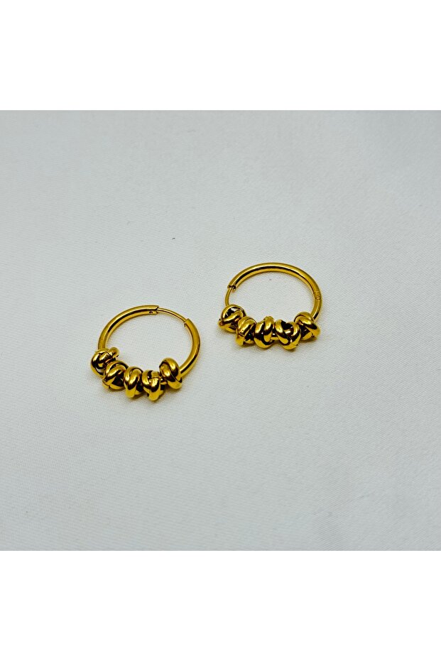 Pullu Çelik Küpe - 2