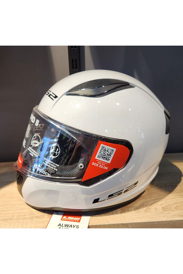 RAPİD 2 SOLİD BEYAZ KAPALI KASK - 1