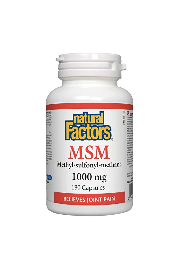 MSM, 1000 mg, 180 Capsules