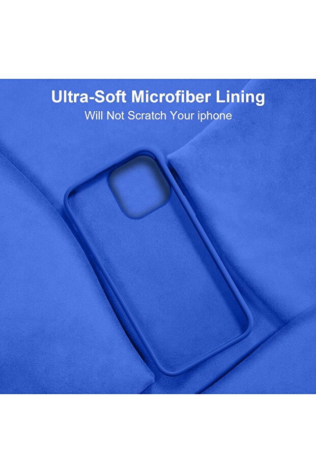 iPhone 13 Pro Max Uyumlu Dayanıklı Astar Yumuşak Logolu Lansman Silikon İçi Kadife Telefon Kılıfı - 2