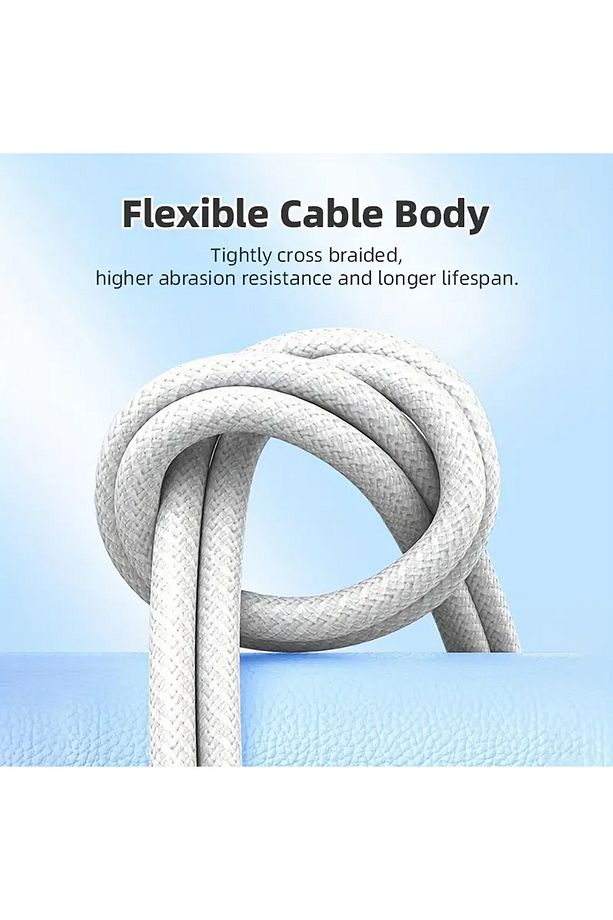 Kısa 30cm TYPE C Şarj Kablosu 60W HIZLI Type-C Girişli Samsung Telefon Uyumlu Type C to Type C - 6