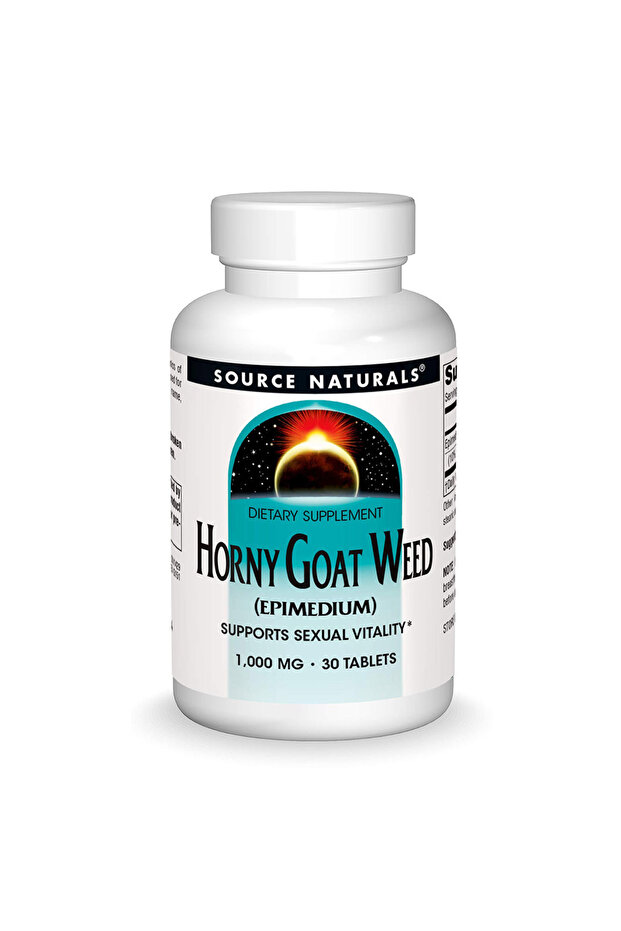 Horny Goat Weed, 1000 mg, 30 Tablets