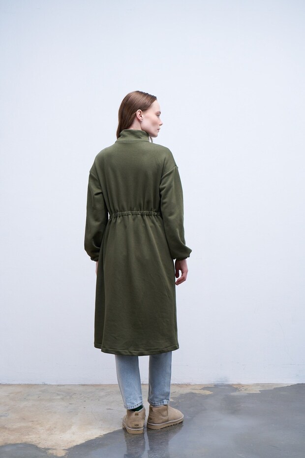 Tünelli Sweatshirt Yeşil - 3