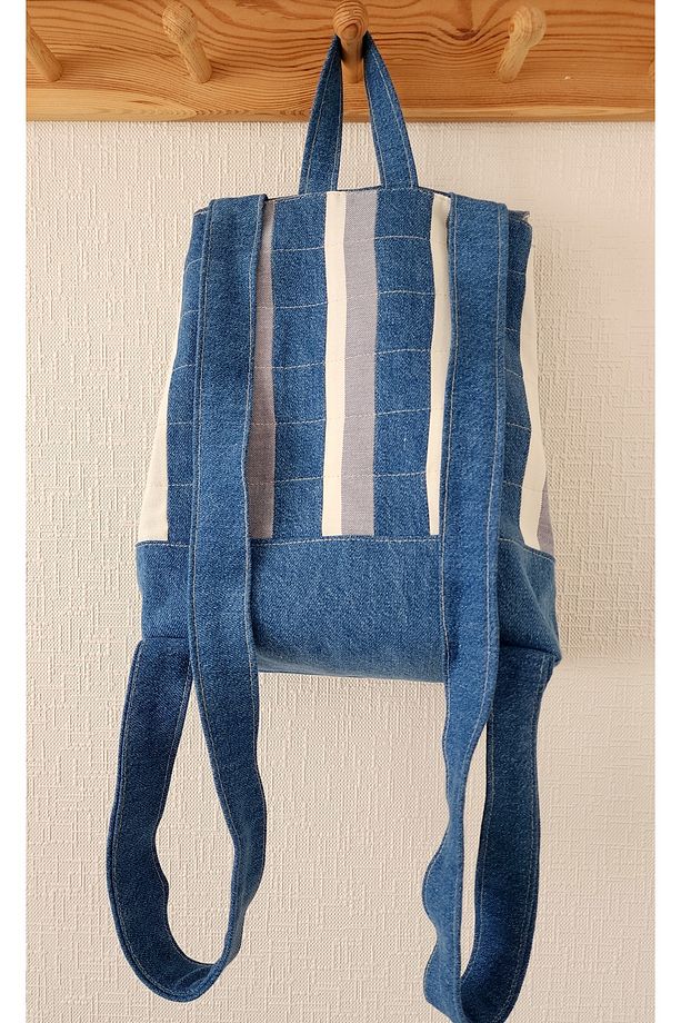 Patchwork Kot, Sırt Çantası %100 Handmade - 5