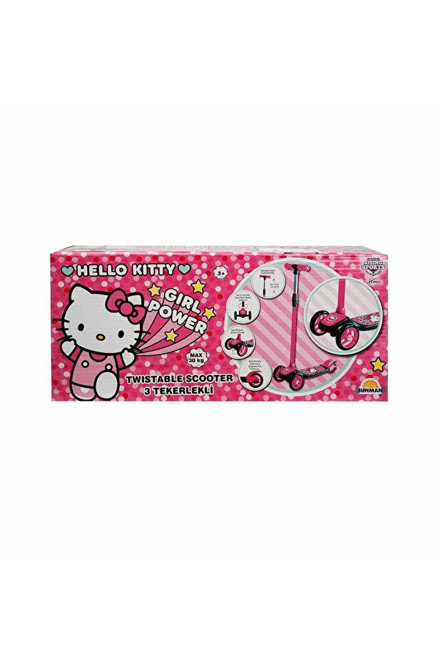 Hello Kitty 3 Tekerlekli Twistable Scooter - 4