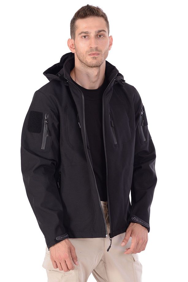 Taktikal Siyah Softshell Taktik Mont 5.11 Modeli - 1