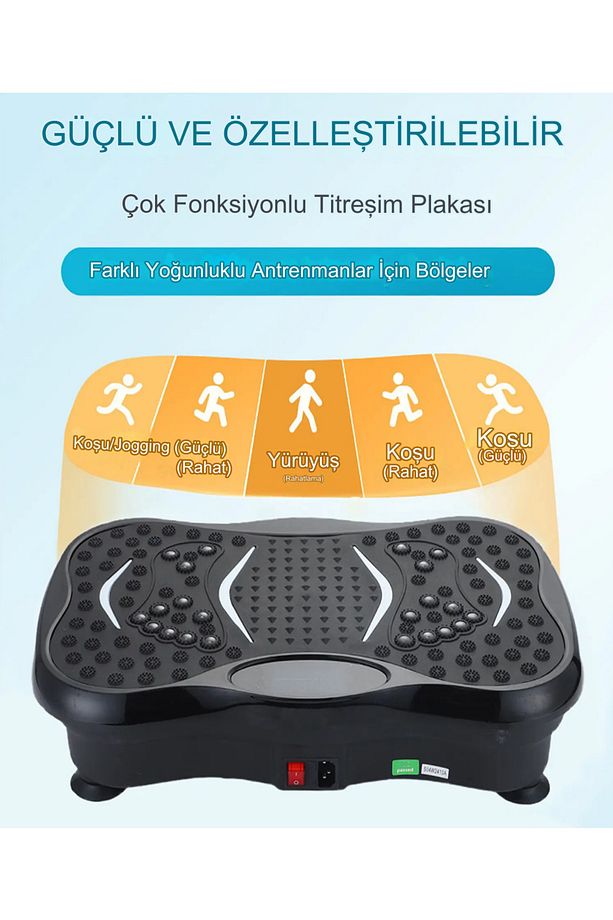Pfm02 3d Titreşimli Egzersiz Aleti Yüksek Hız Tüm Vücut Egzersizi Kilo Kaybı Için Ev Ofis Spor - 6