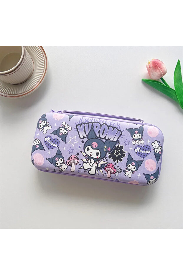 Kuromi Sanrio Kuromi Storage Bag Is Suitable for Switch Oled Game Console Ns Storage Bag with Large